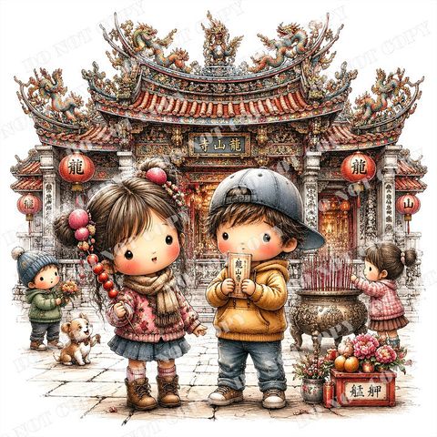 TW 台灣0012-1 (龍山寺)浮