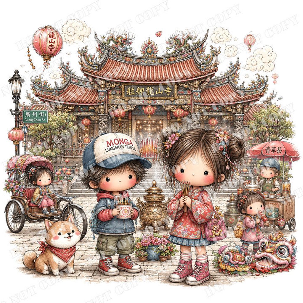 TW 台灣0013-1 (龍山寺)浮