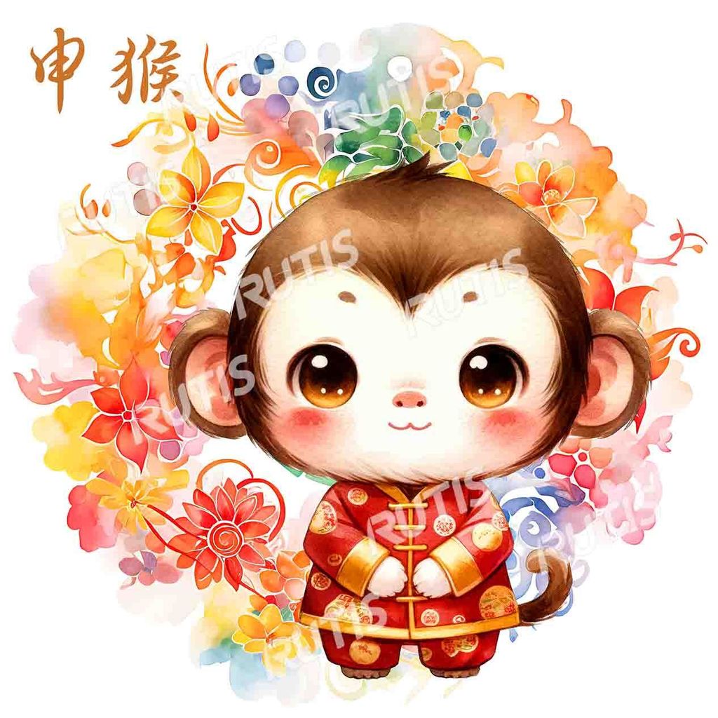 12生肖0009 (猴)-1