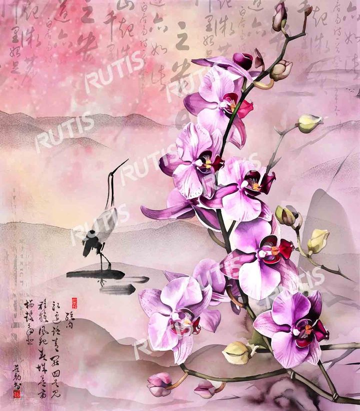 中國風-0005四君子之蘭 (35X40cm) A款
