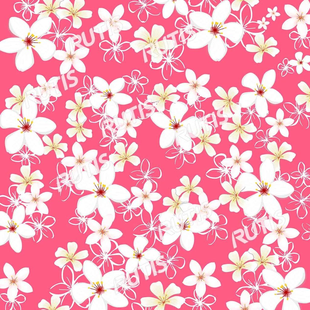 Flowers0117 (客家花布-油桐花C款)-1