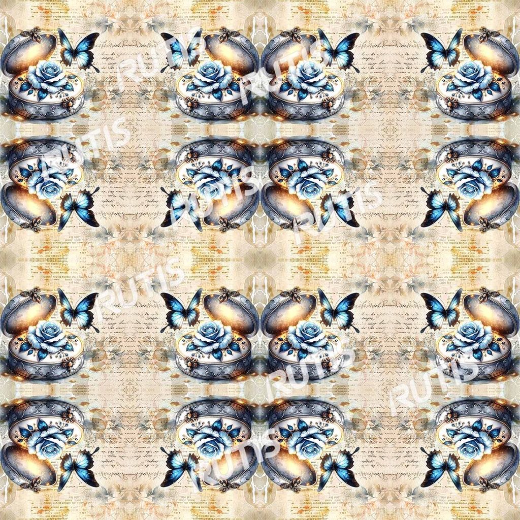 Butterflies Pattern0046-4 (16小格)