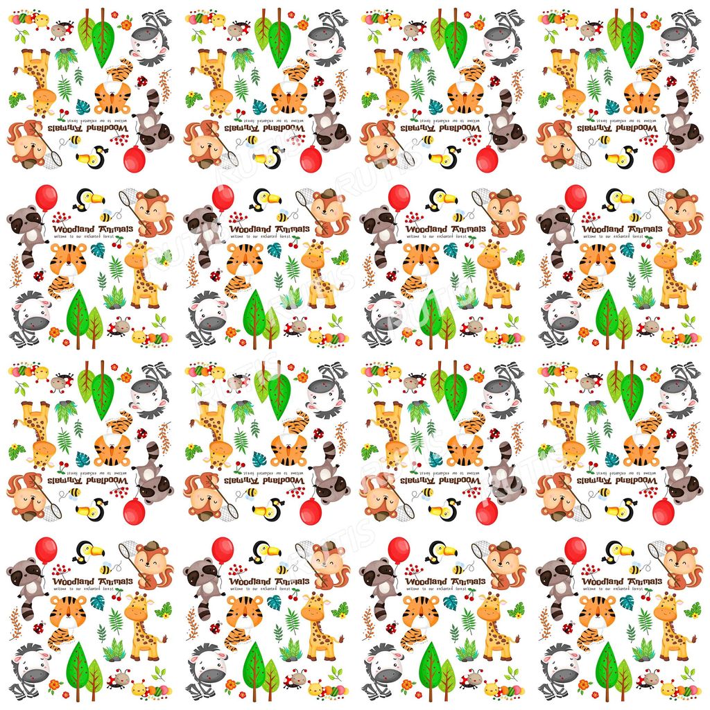 Cute Animal 0214-1 (16小圖)