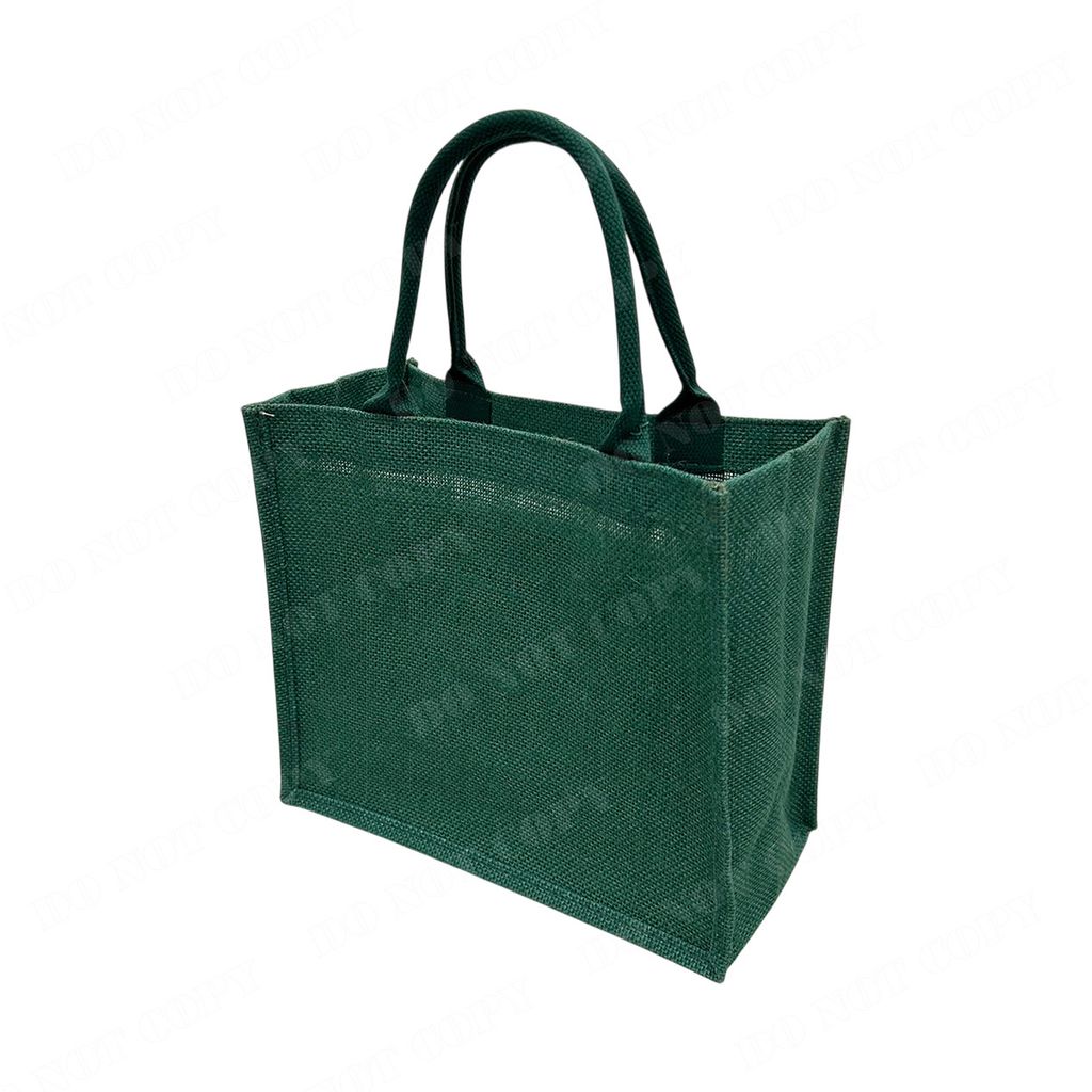 綠色麻布袋003浮