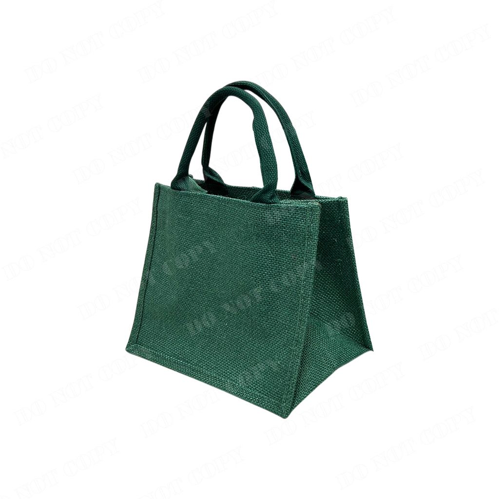 綠色麻布袋002浮