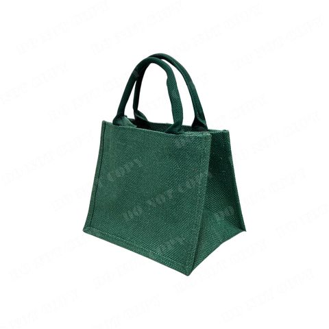 綠色麻布袋002浮