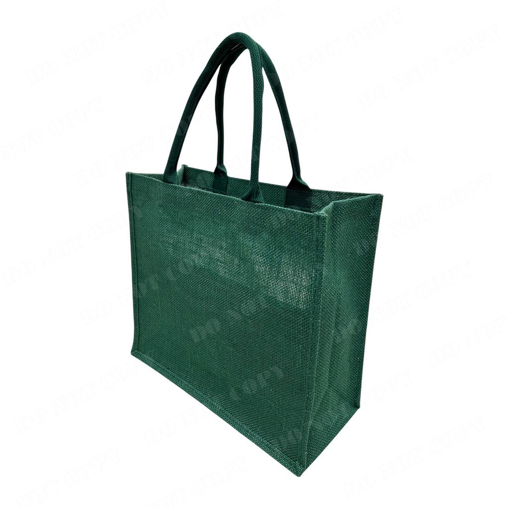 綠色麻布袋004浮