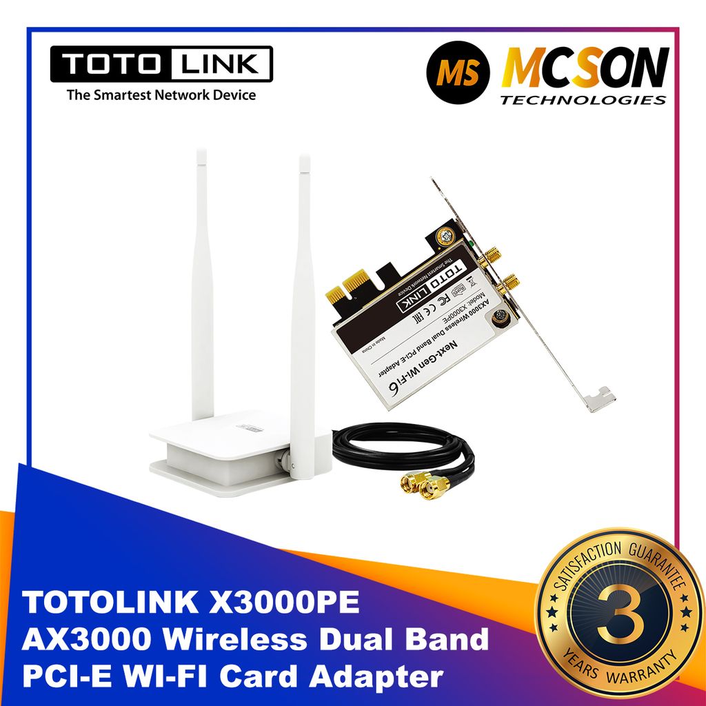 Totolink X3000PE Wifi Card