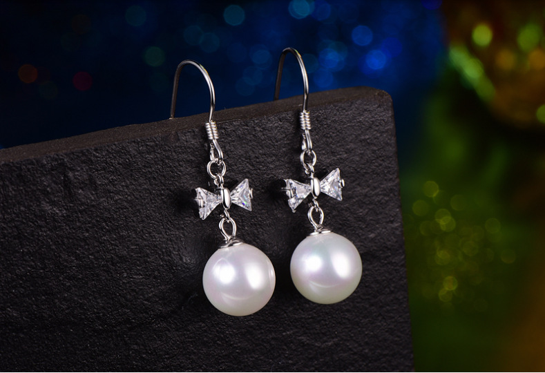 EH802023-10MM蝴蝶结耳环