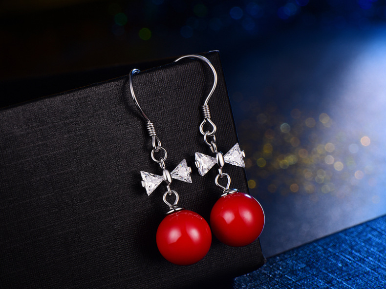 EH802023-10MM蝴蝶结耳环