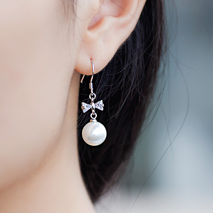 EH802023-10MM蝴蝶结耳环