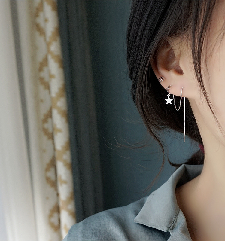EH601752五角星耳骨夹 耳线