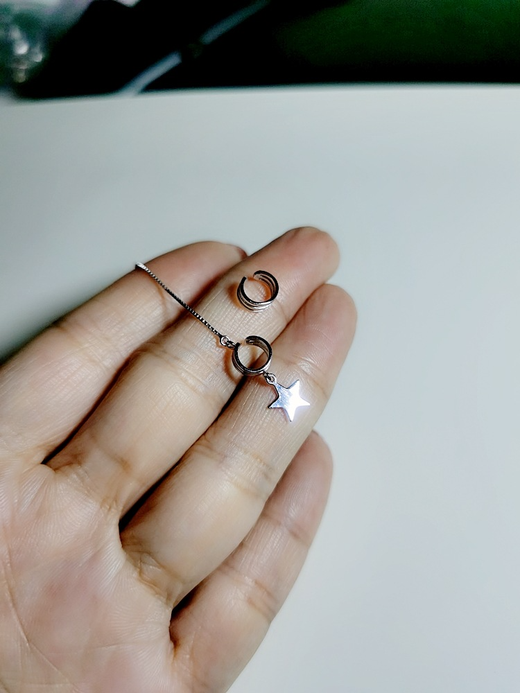 EH601752五角星耳骨夹 耳线