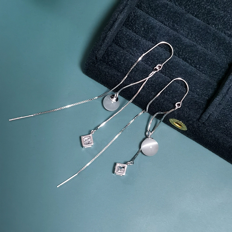 EH803552M魔方 冰花猫眼防丢耳线