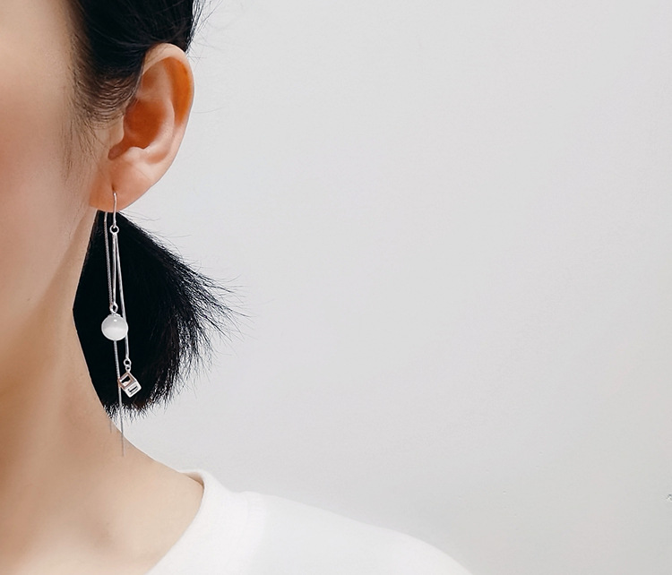 EH803552M魔方 冰花猫眼防丢耳线