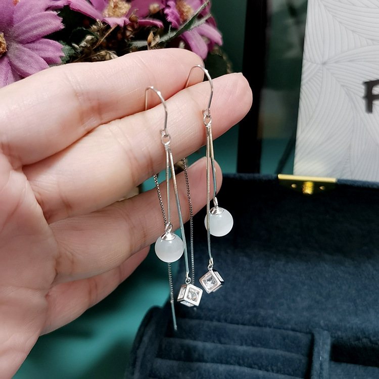 EH803552M魔方 冰花猫眼防丢耳线