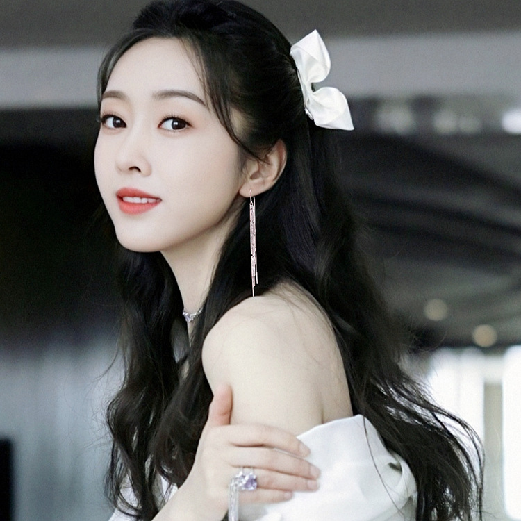 EH602294压片侧身链流苏防丢耳线