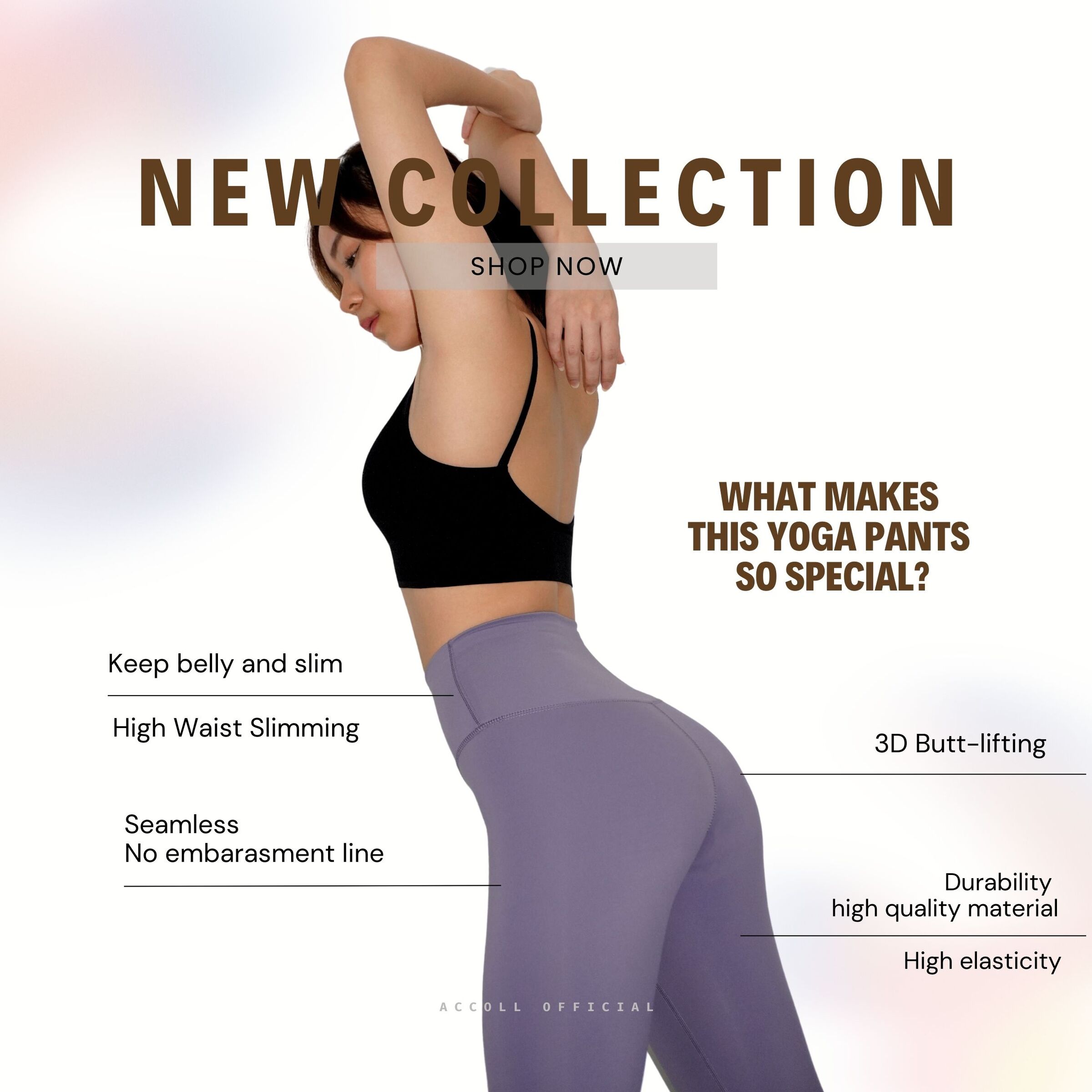 Women's recycled material yoga crop-top | 4F: Sportswear and shoes