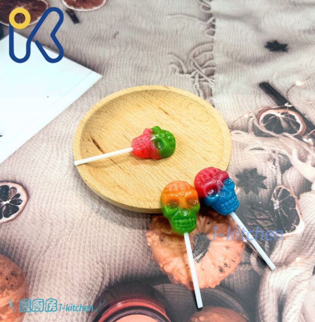 萬聖節糖果(棒棒糖/粉綠)