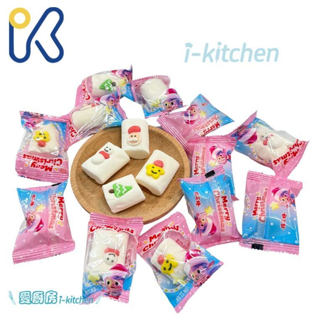 歡樂聖誕棉花糖(圓柱形) (1)