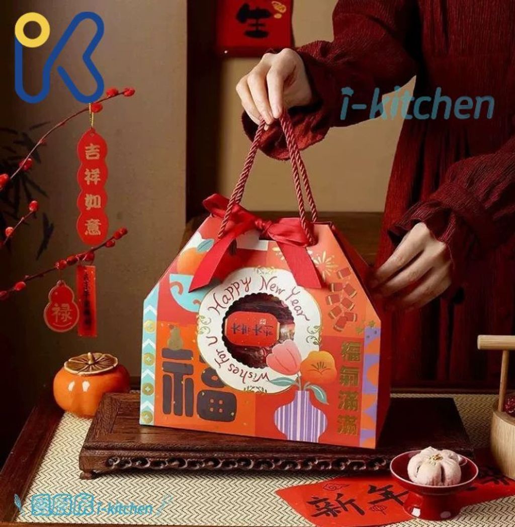 手提開窗福氣滿滿事事如意紙袋 (1)