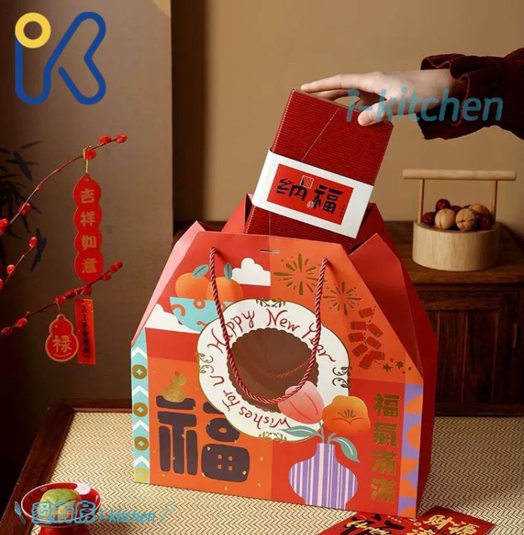 手提開窗福氣滿滿事事如意紙袋 (3)