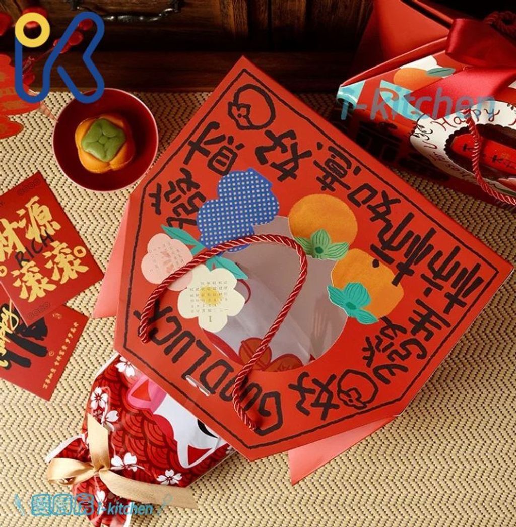 手提開窗福氣滿滿事事如意紙袋 (4)