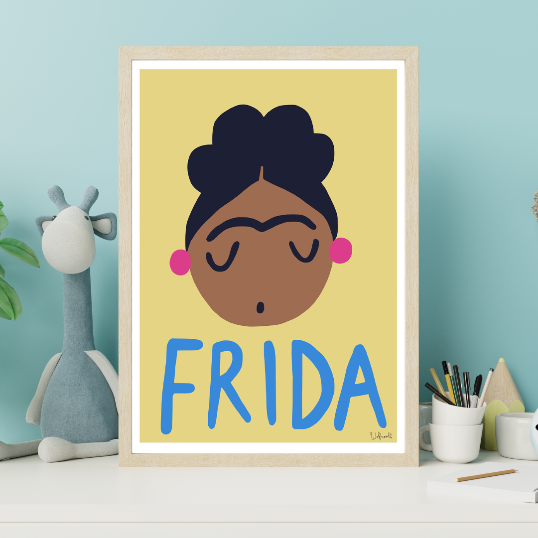 Modern Adorable Children's Room Wall Art Poster Frame Mockup Instagram Post (1)