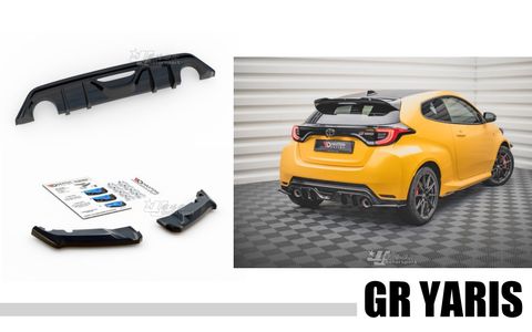 GR YARIS MD 亮黑 後下巴+包角