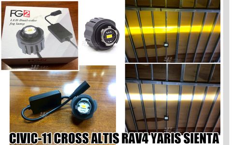 CIVIC 11代 CROSS ALTIS RAV4  YARIS SIENTA TF1 雙色霧燈