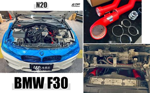 F30 N20 FTP 紅色 渦輪管-1