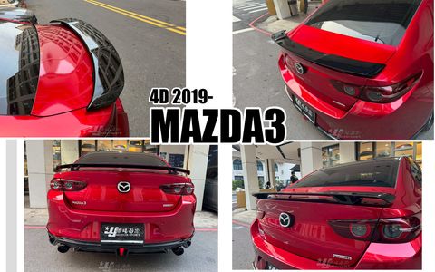 MAZDA3 19 4D 歐翼式 亮黑 尾翼