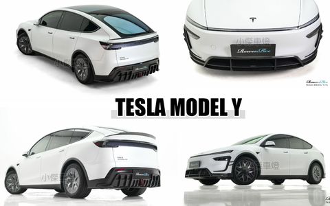TESLA MODEL Y 新Y換新Y 正日本 ROWER 全套件前下巴+後下巴