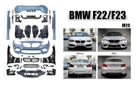 F22 F23 升級 M2C樣式 前保桿+側裙+後保桿+葉子板+水箱罩 賣55000
