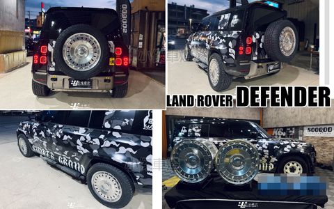 DEFENDER 110 BC 鋁圈 GW A03 CX 單片20吋 亮光 鈦灰色系列-1