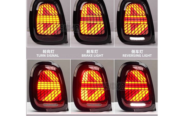 MINI F55 F56 F57 升級老改新LED米字國旗尾燈 賣12000-1