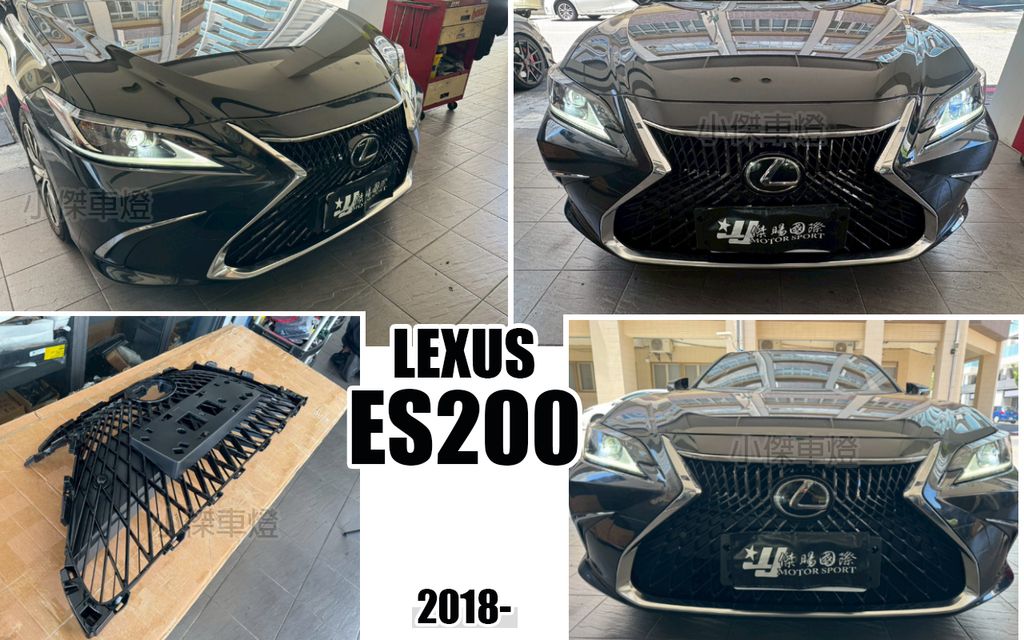 ES300 2018- 亮黑網狀水箱罩-1