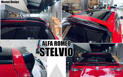 ALFE STELVIO MD 亮黑 上尾翼-1