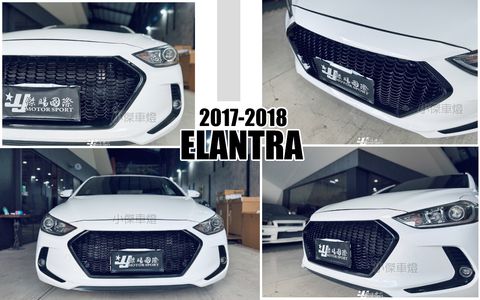 ELANTRA 17 網狀亮黑水箱罩