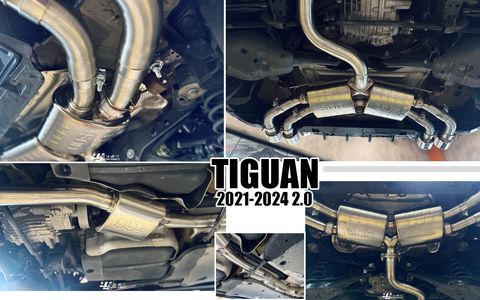 TIGUAN 21-24年 VVS 中尾段 閥門 R包用 排氣管-1