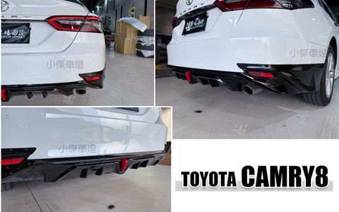 CAMRY8 豪華版 亮黑 後下巴含包角-1