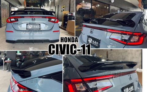 CIVIC 11代 亮黑 尾翼