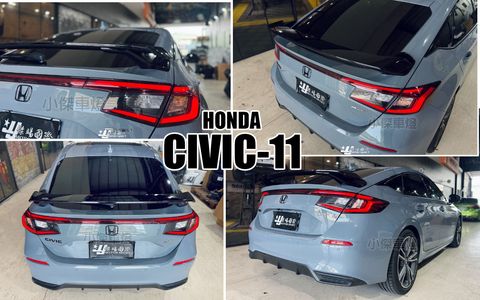 CIVIC 11代 亮黑 尾翼-1