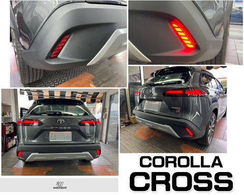CROSS LED動態跑馬三功能後保燈