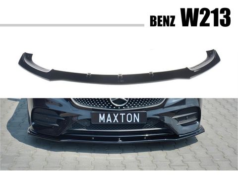 W213 E43 E53 MAXTON 亮黑 前下巴