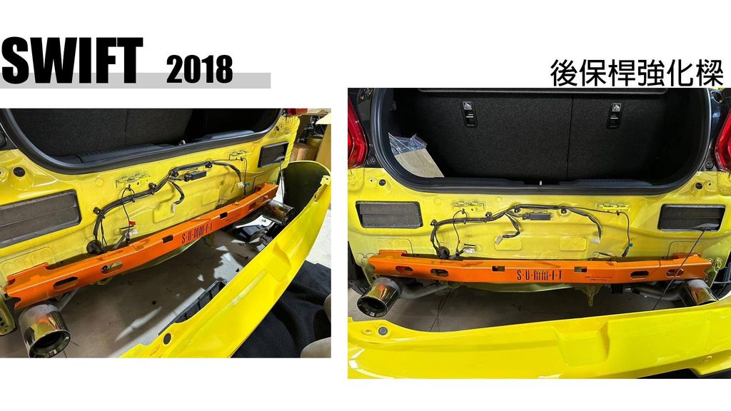 SWIFT 2018 2019 18 19 年 SUMMIT 後保桿強化樑 後保強化內鐵