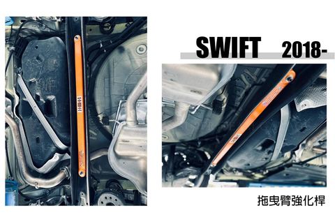 SWIFT 2018 2019 18 19 年 SUMMIT 拖曳臂強化桿 後大樑內