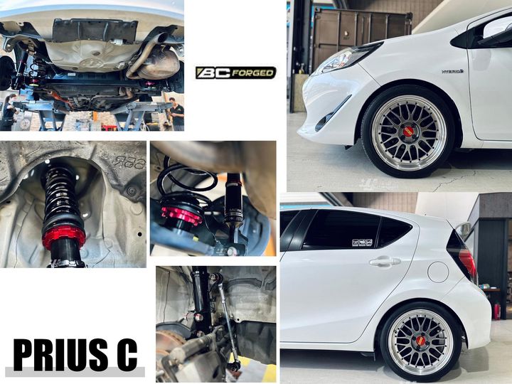 PRIUS C 2019- 小改款 BC 避震器 V1 30段阻尼 高低軟硬可調-1
