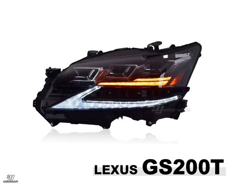 GS200t 16年單眼改三眼全LED大燈 賣35000