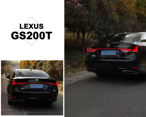 GS200T 16年 動態跑馬貫穿尾燈 賣18000